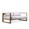 Armen Living Paradise Outdoor Light Eucalyptus Wood Sofa with Gray Cushions LCPRSOLALT - alternate 9